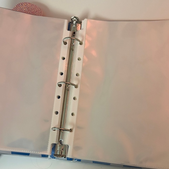 Blue Geometric Patterned Notebook - Picture 2 of 2